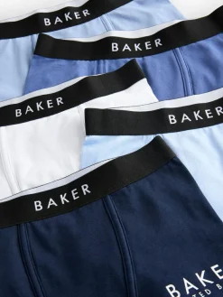 Outlet Baker by Ted Baker Boxers 5 Pack Blue