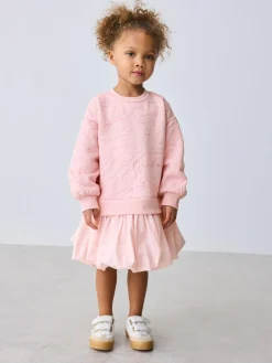 Baker by Ted Baker Corded Bubble Hem Mockable Dress^ Dresses