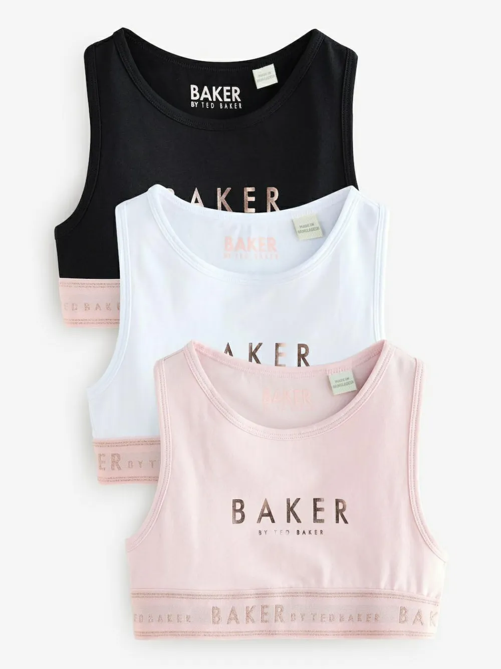Baker by Ted Baker Crop Tops 3 Pack^ Underwear|Bras & Crop Tops