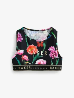 Clearance Baker by Ted Baker Crop Tops 3 Pack Berry/Black