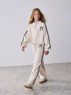 Outlet Baker by Ted Baker Funnel Neck Sweat & Wide Leg Joggers Set 2 Piece