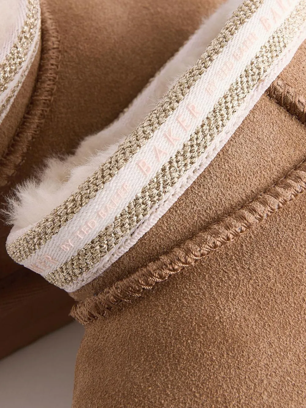 Baker by Ted Baker Girls Water Repellent Cosy Suede Boots^ Boots|Boots & Wellies