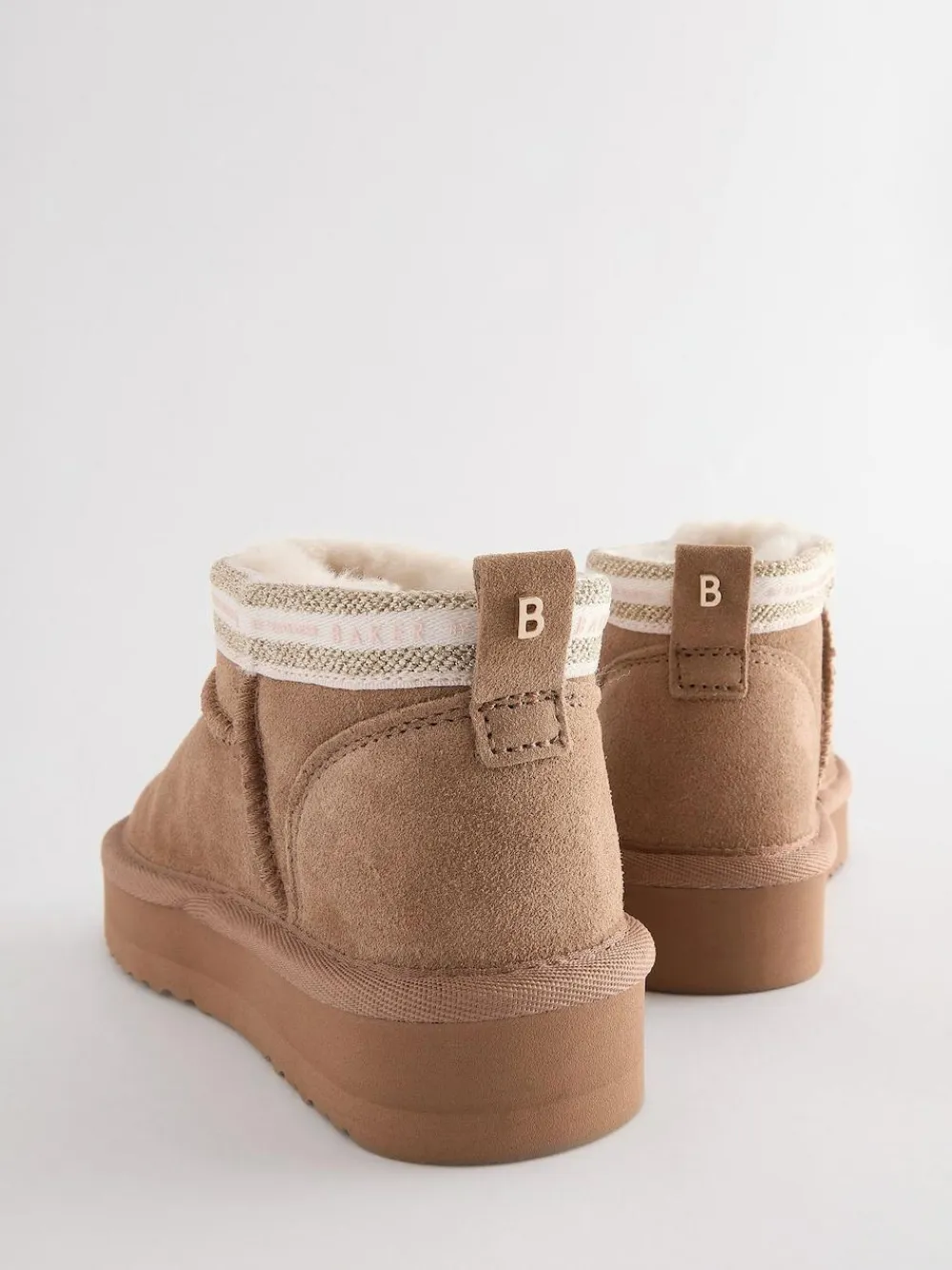 Baker by Ted Baker Girls Water Repellent Cosy Suede Boots^ Boots|Boots & Wellies