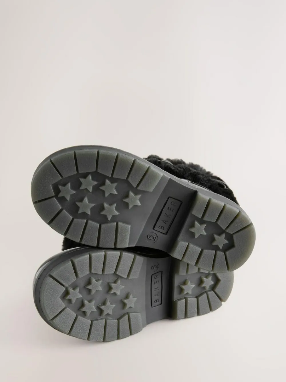 Sale Baker by Ted Baker Girls Faux Fur Cuff Boots with Bow Black