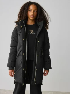 Baker by Ted Baker Girls Shower Resistant Longline Padded Coat^ Jackets & Coats|Snowsuits & Coats