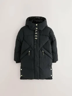 Baker by Ted Baker Girls Shower Resistant Longline Padded Coat^ Jackets & Coats|Snowsuits & Coats