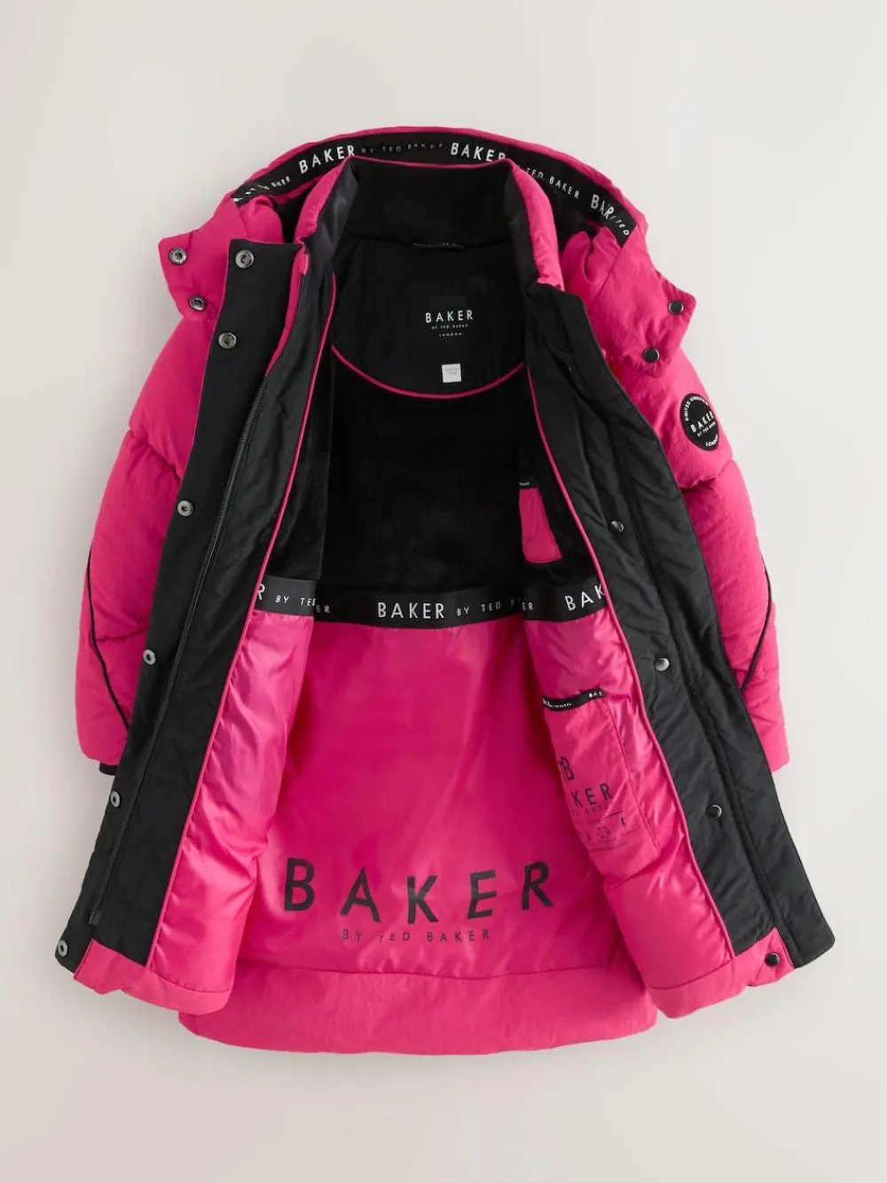 Baker by Ted Baker Girls Shower Resistant Longline Padded Coat^ Jackets & Coats|Snowsuits & Coats