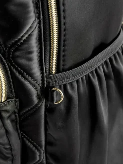 Baker by Ted Baker Girls Back To School Black Quilted Bow Backpack with Pencil Case^ Bags