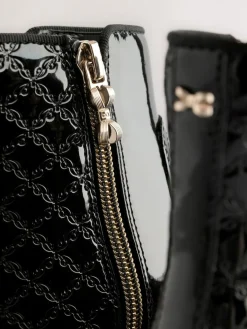 Sale Baker by Ted Baker Girls Patent Chelsea Black Boots