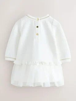 Baker by Ted Baker Jacquard Embossed Mesh Hem Dress^ Dresses|Dresses