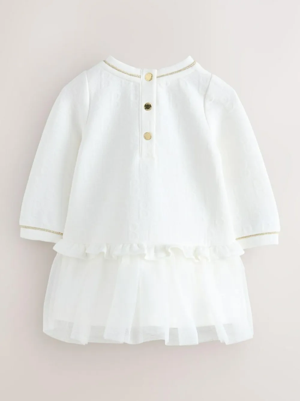 Baker by Ted Baker Jacquard Embossed Mesh Hem Dress^ Dresses|Dresses