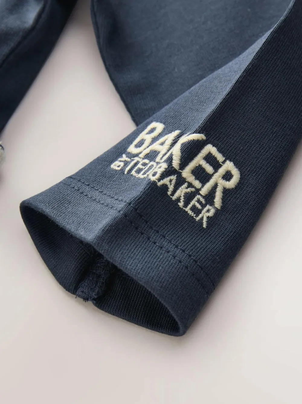 Baker by Ted Baker Long Sleeve T-Shirt and Striped Dungarees Set^BOY Dungarees