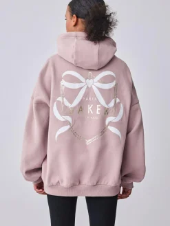 Baker by Ted Baker Oversized Back Print Hoodie^ Sweatshirts & Hoodies