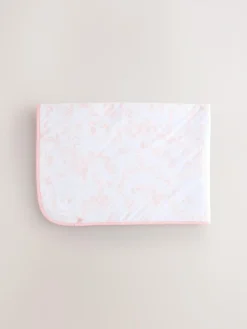 Baker by Ted Baker Pink All-Over Bunny and Bow Print Blanket^ Nursery Bedding|Blankets