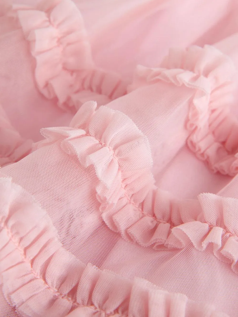 Discount Baker by Ted Baker Pink 3D Corsage Mesh Tier Dress