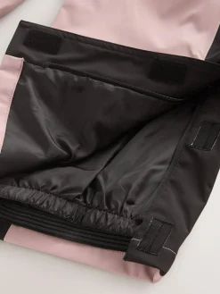 Baker by Ted Baker Pink Waterproof Logo-Tape Padded Ski Salopettes Trousers^ Pants & Leggings|Pants & Leggings