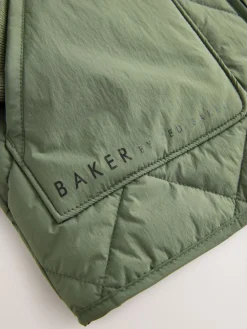 Baker by Ted Baker Sage Green Quilted Jacket^BOY Coats & Jackets|Snowsuits & Coats