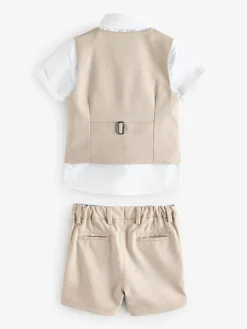 Baker by Ted Baker Shirt Waistcoat and Shorts Set^BOY Occasionwear