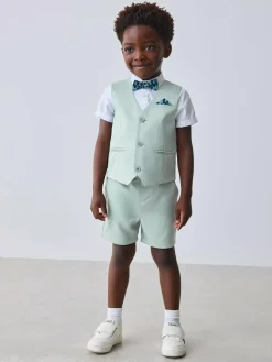 Baker by Ted Baker Shirt Waistcoat and Shorts Set^BOY Occasionwear