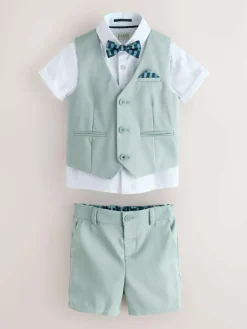 Baker by Ted Baker Shirt Waistcoat and Shorts Set^BOY Occasionwear