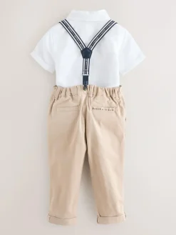 Baker by Ted Baker Shirt Trousers and Braces Set^BOY Shirts|Occasionwear