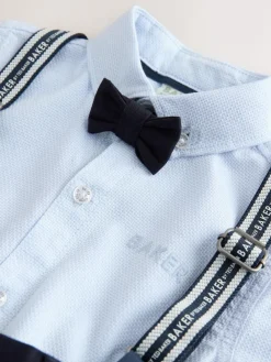Clearance Baker by Ted Baker Shirt Trousers and Braces Set