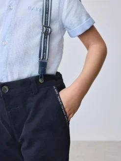 Clearance Baker by Ted Baker Shirt Trousers and Braces Set