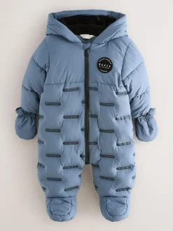 Discount Baker by Ted Baker Shower Resistant Heatseal Snowsuit Navy