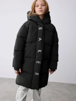 Online Baker by Ted Baker Shower Resistant Duvet Wrap Padded Black Coat