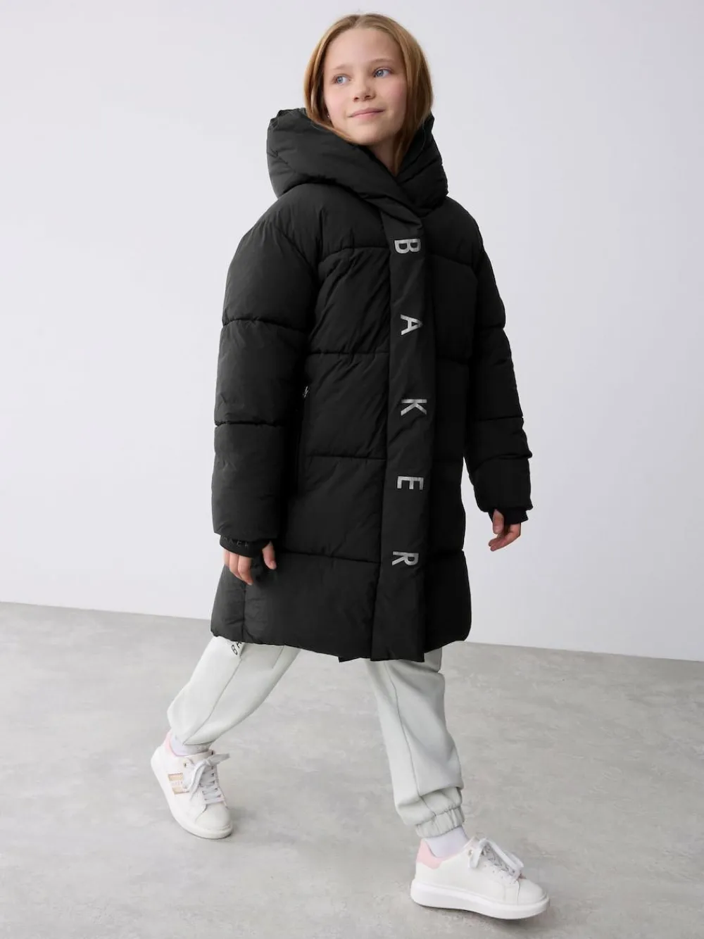 Online Baker by Ted Baker Shower Resistant Duvet Wrap Padded Black Coat