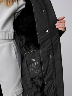 Online Baker by Ted Baker Shower Resistant Duvet Wrap Padded Black Coat