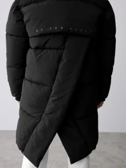 Online Baker by Ted Baker Shower Resistant Duvet Wrap Padded Black Coat