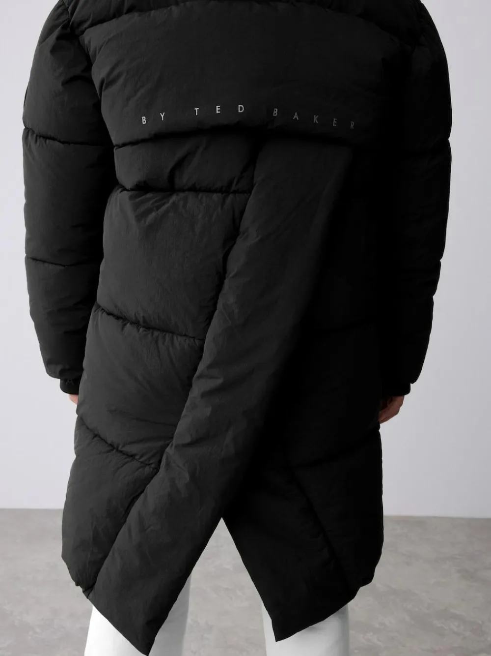 Online Baker by Ted Baker Shower Resistant Duvet Wrap Padded Black Coat