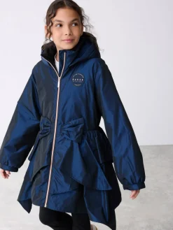 Baker by Ted Baker Shower Resistant Bow Frill Raincoat^ Jackets & Coats|Snowsuits & Coats