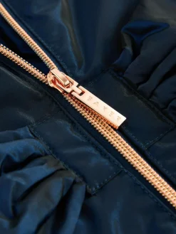 Baker by Ted Baker Shower Resistant Bow Frill Raincoat^ Jackets & Coats|Snowsuits & Coats