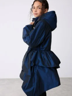 Baker by Ted Baker Shower Resistant Bow Frill Raincoat^ Jackets & Coats|Snowsuits & Coats