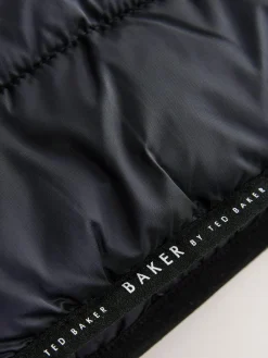 Online Baker by Ted Baker Shower Resistant Midweight Padded Coat Navy