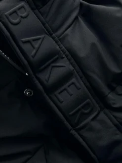 Hot Baker by Ted Baker Shower Resistant Longline Padded Coat Black