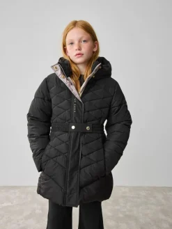 Baker by Ted Baker Shower Resistant Midweight Belted Padded Coat^ Jackets & Coats|Snowsuits & Coats