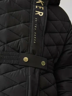 Baker by Ted Baker Shower Resistant Midweight Belted Padded Coat^ Jackets & Coats|Snowsuits & Coats