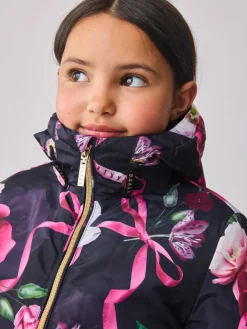 Baker by Ted Baker Shower Resistant Branded Hem Raincoat^ Jackets & Coats|Snowsuits & Coats