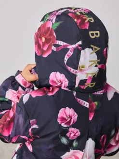 Baker by Ted Baker Shower Resistant Branded Hem Raincoat^ Jackets & Coats|Snowsuits & Coats