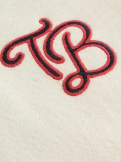 Baker by Ted Baker Stone Navy Red Varsity Romper^ Rompers & Overalls