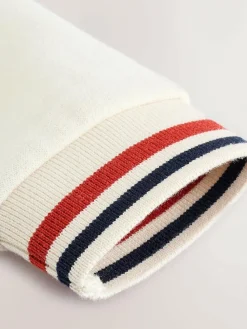 Baker by Ted Baker Stone Navy Red Varsity Romper^ Rompers & Overalls