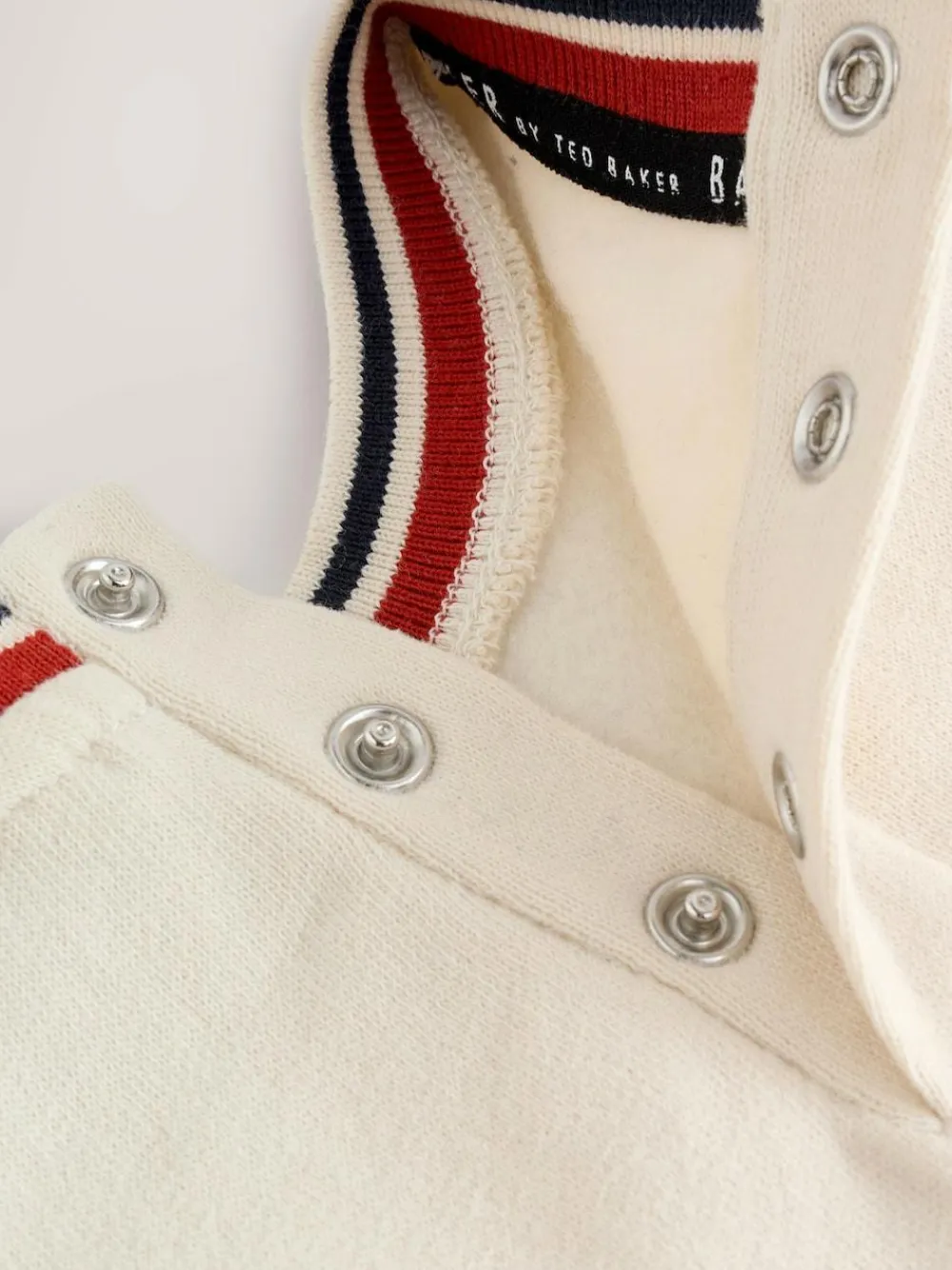 Baker by Ted Baker Stone Navy Red Varsity Romper^ Rompers & Overalls