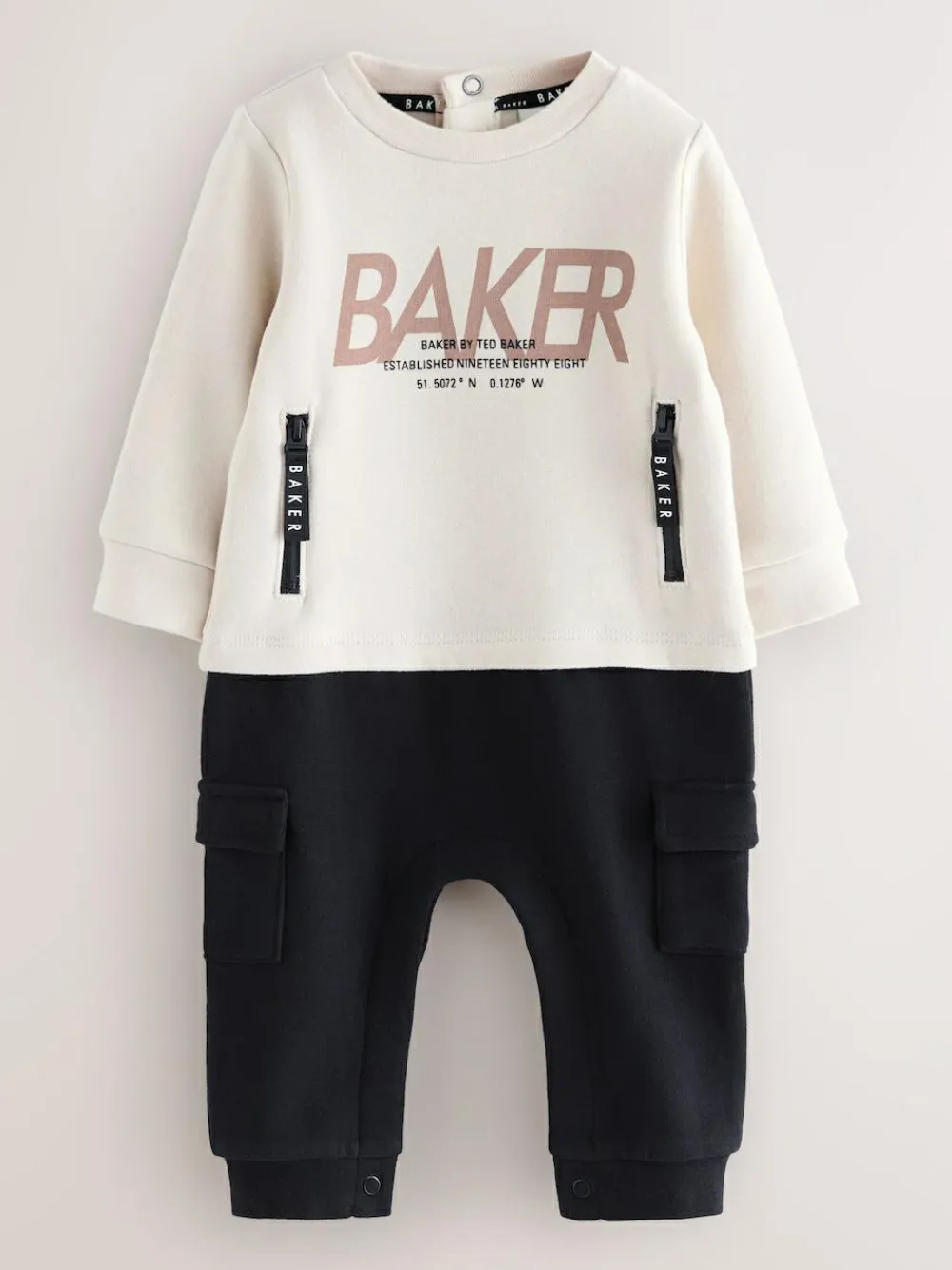 Discount Baker by Ted Baker Stone Mockable Romper