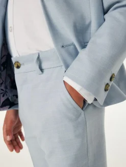 Hot Baker by Ted Baker Suit Trousers Light Blue