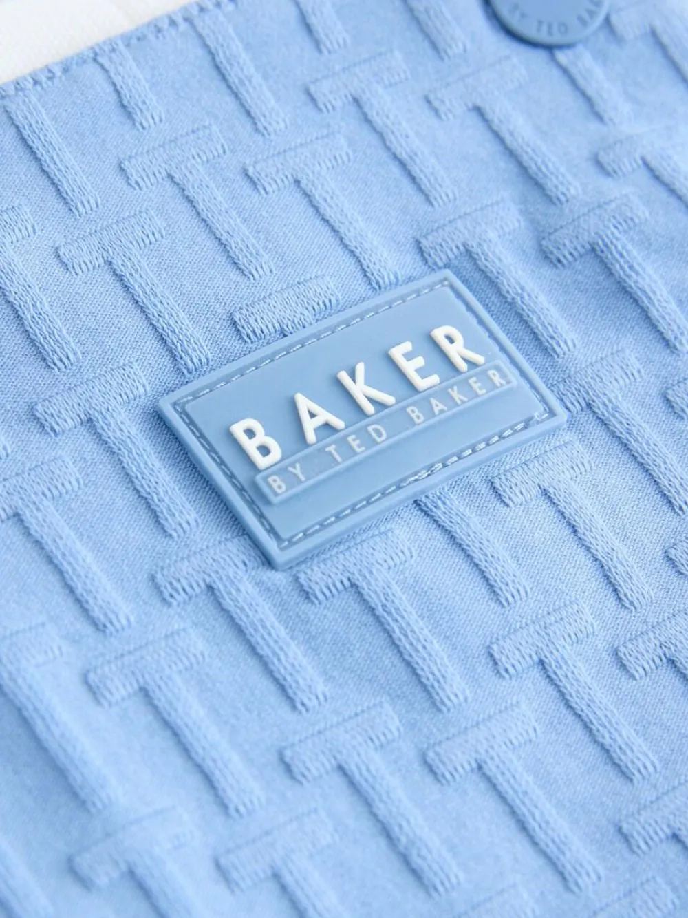 Baker by Ted Baker 'T' Texture Dungaree and Polo Shirt Set^BOY Dungarees