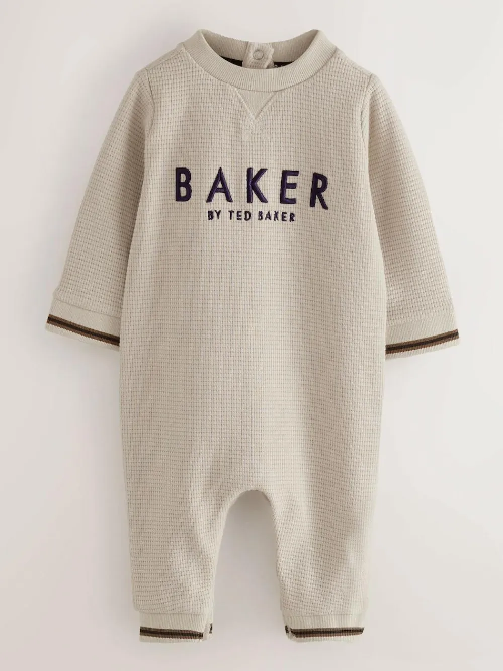 Baker by Ted Baker Textured Long Sleeve Romper^ Rompers & Overalls