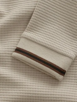 Baker by Ted Baker Textured Long Sleeve Romper^ Rompers & Overalls